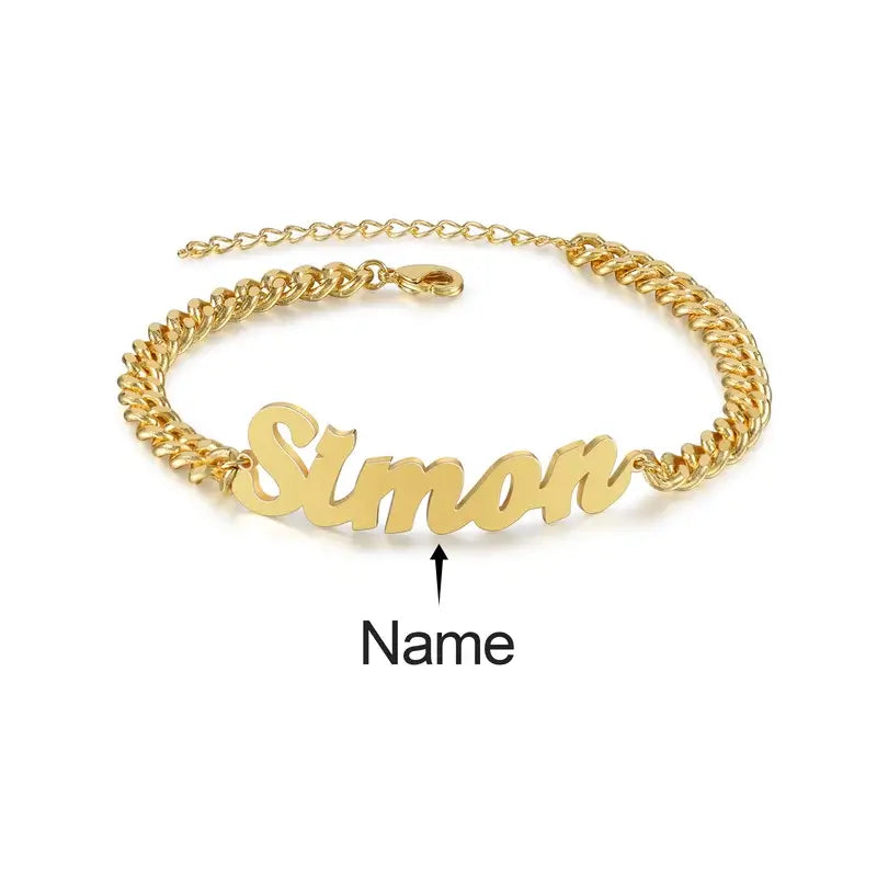 Personalised Couple Name Bracelets | Matching Bracelets | Couple Bracelets