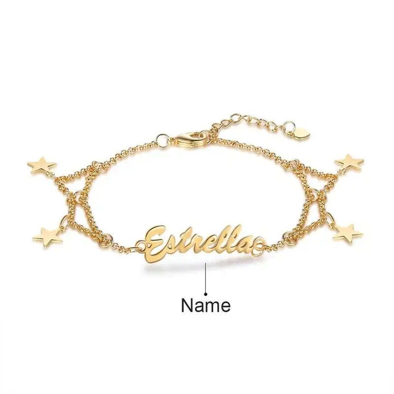 Personalised Name Bracelet, Custom Name Bracelet, Personalised Bracelet with Name, Personalised Gift for Her