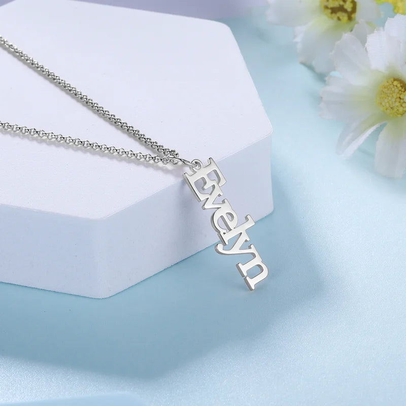 Name Necklace Silver/Gold/Rose Gold | Sterling Silver Name Necklace | Personalised Name Necklace