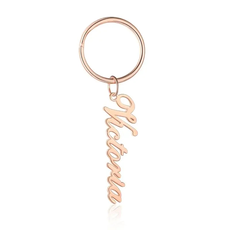 Personalised Name Pendant Keyring