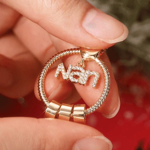 Personalised Nan Necklace for Mum 1 8 Birthstone Necklace with