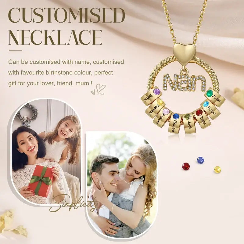 Personalised 2025 gifts necklace