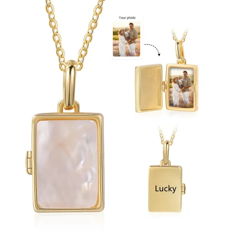 Simple locket pendant on sale