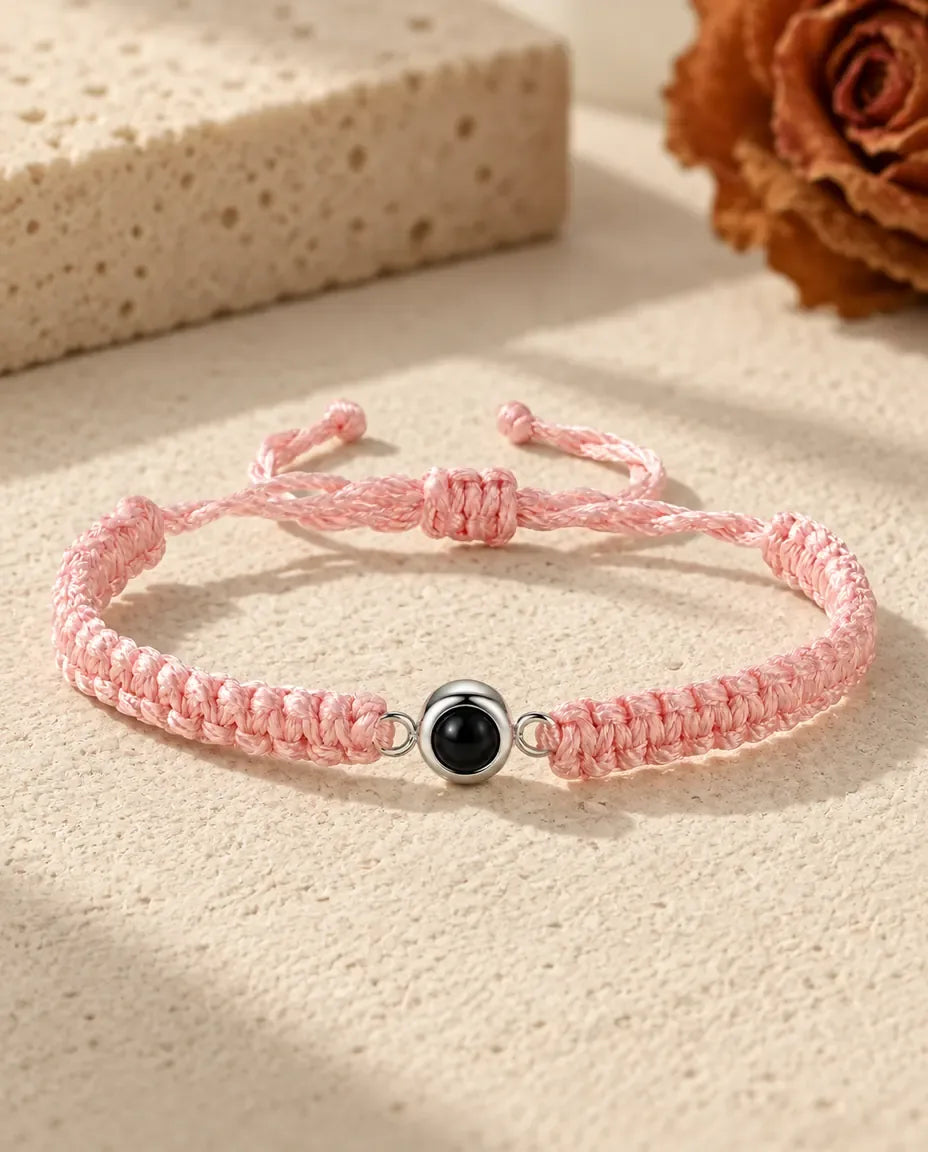 Photo Projection Bracelet - in pink