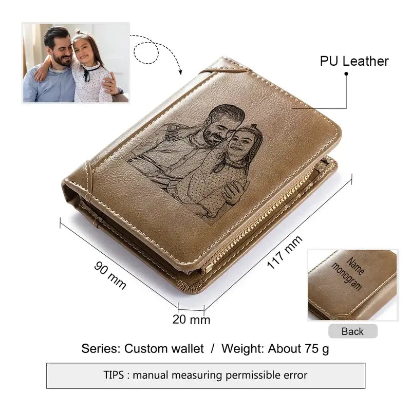 Personalised Photo Wallet for Him