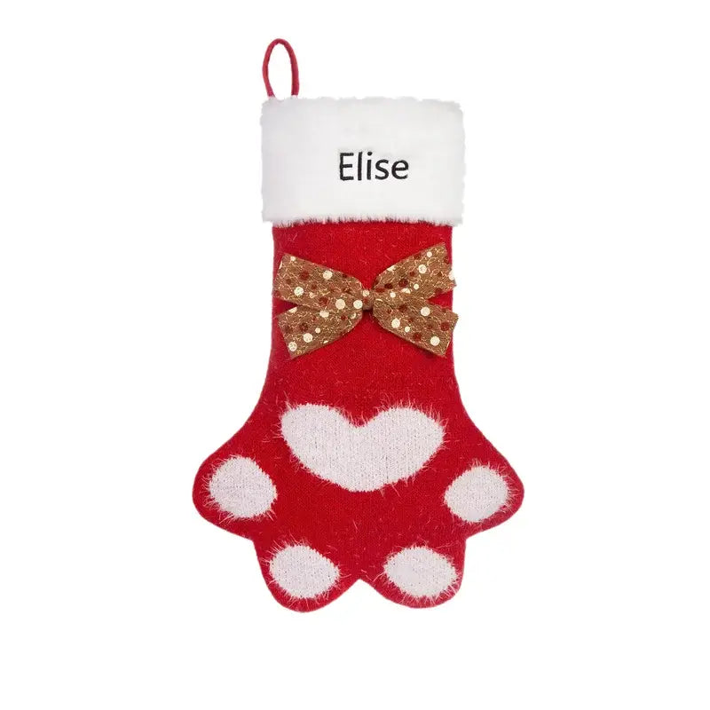 Personalised Xmas Stockings, Hanging Wall Decor, Christmas Tree Decorations