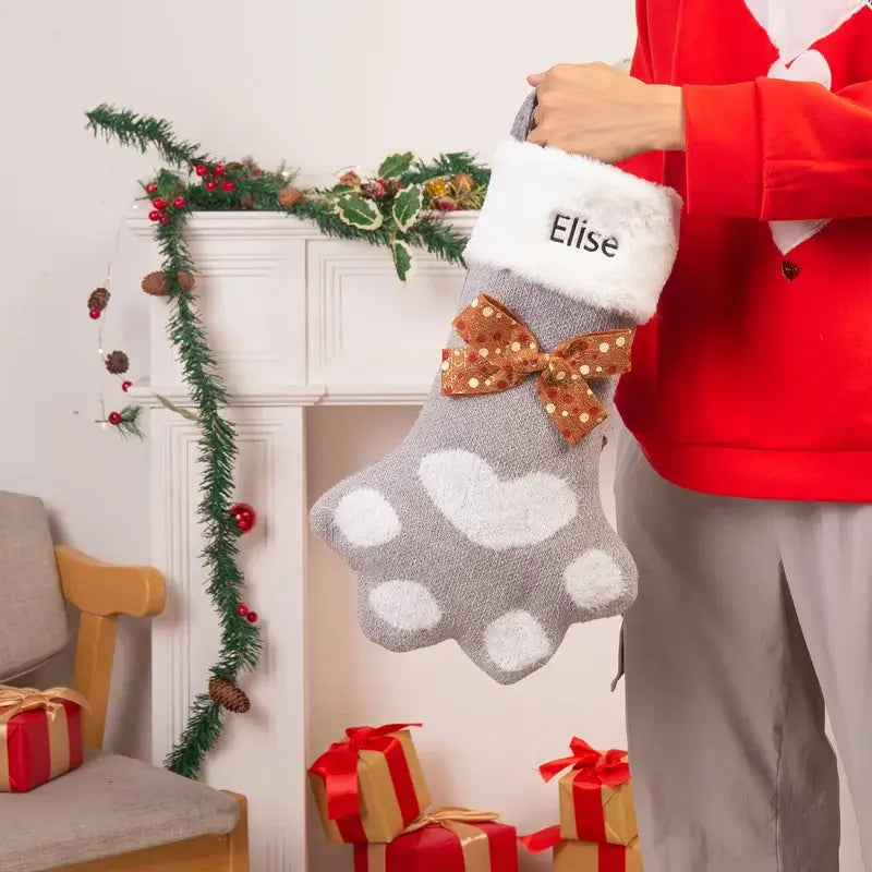 Personalised Xmas Stockings, Hanging Wall Decor, Christmas Tree Decorations