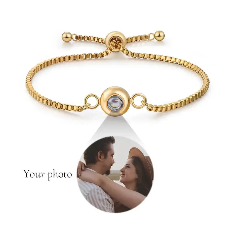 Photo Bracelet Couples Bracelet Projection Bracelet Boyfriend Bracelet  Bracelet for Him Memorial Bracelet Gift for Him - Etsy | Bracelets, Photo  bracelet, Custom bracelets