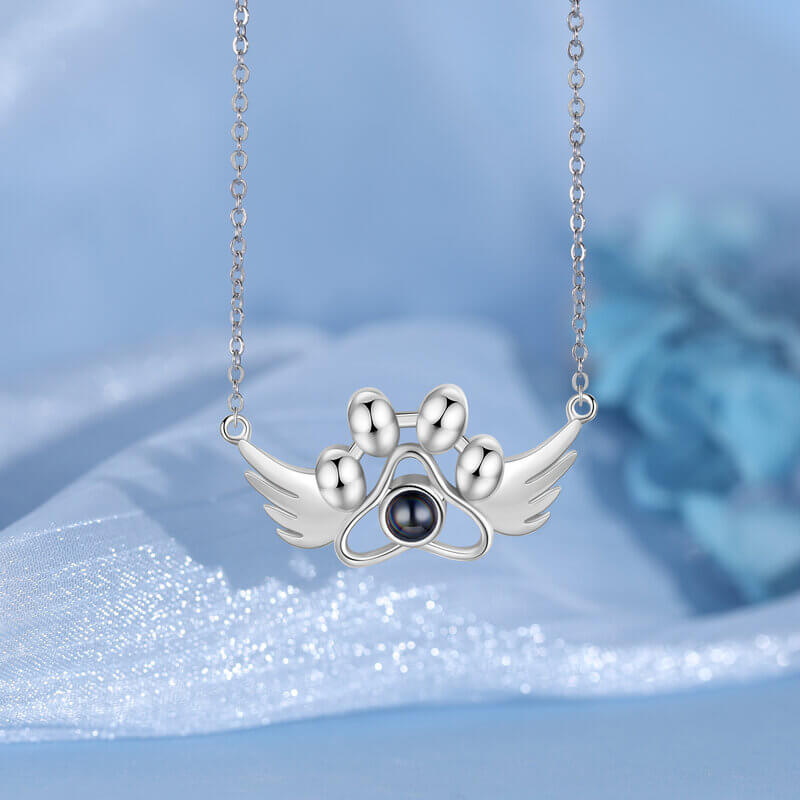 Sterling Silver Angel Wings Necklace | IndiviJewels