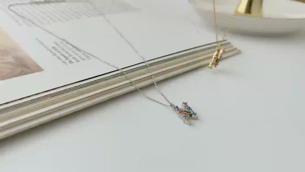 Personalised Initial Letter D Charm Necklace