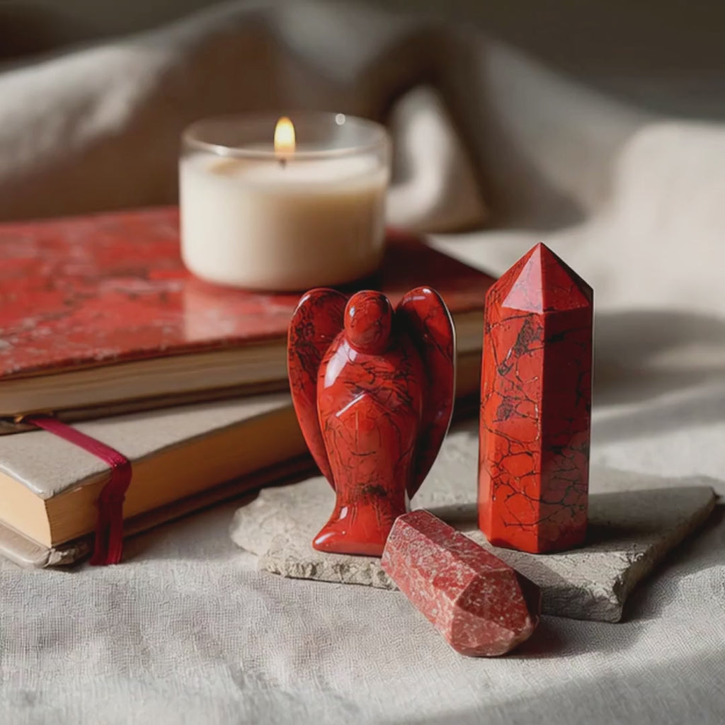 Red Jasper Angel - Grounded Strength