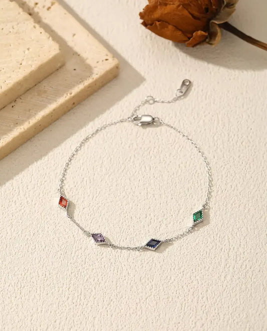 Rainbow Crystal Bracelet