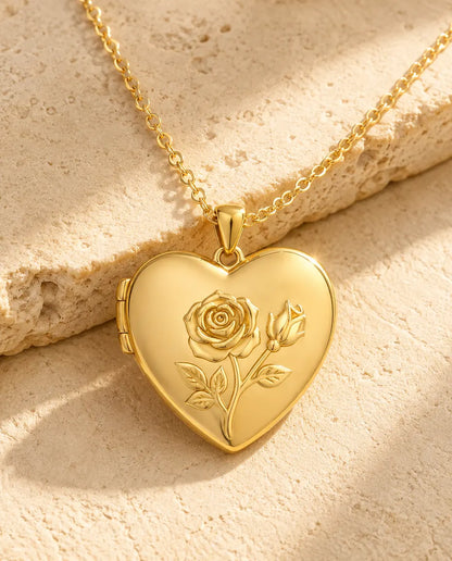 Personalised Photo Locket Necklace That Holds 2 Pictures
