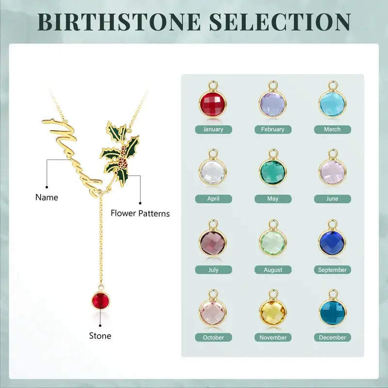 May Birth Flower Stone Necklace – Eclectic Charm
