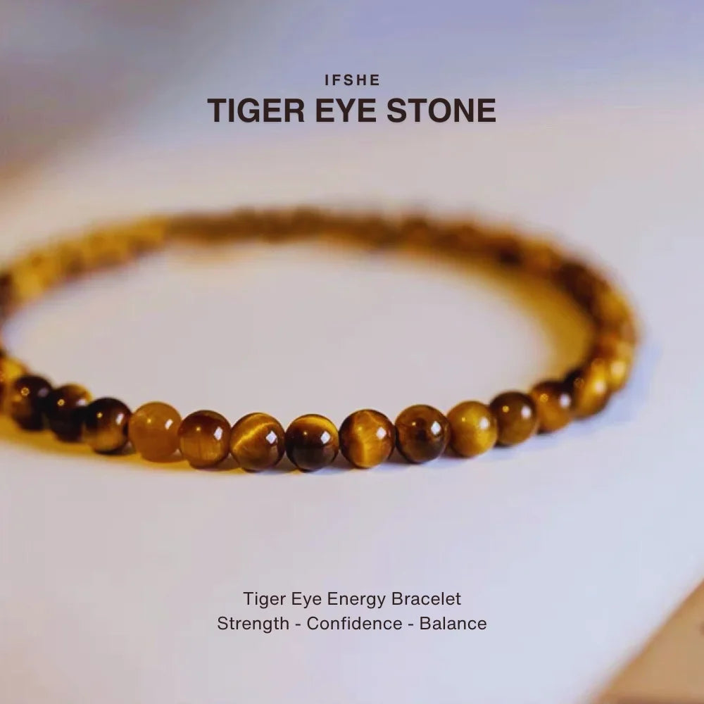 Tiger Eye Bracelet – Natural Stone for Energy & Balance