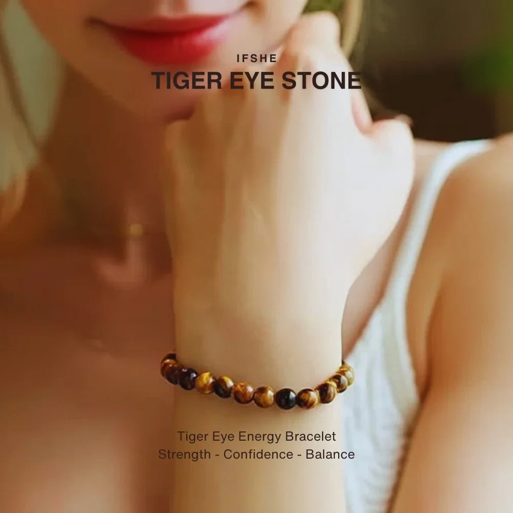 Tiger Eye Bracelet – Natural Stone for Energy & Balance