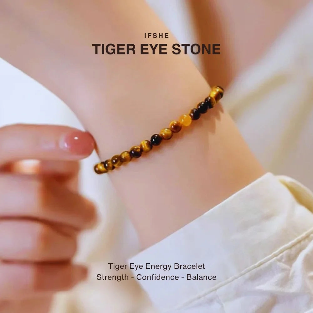 Tiger Eye Bracelet – Natural Stone for Energy & Balance