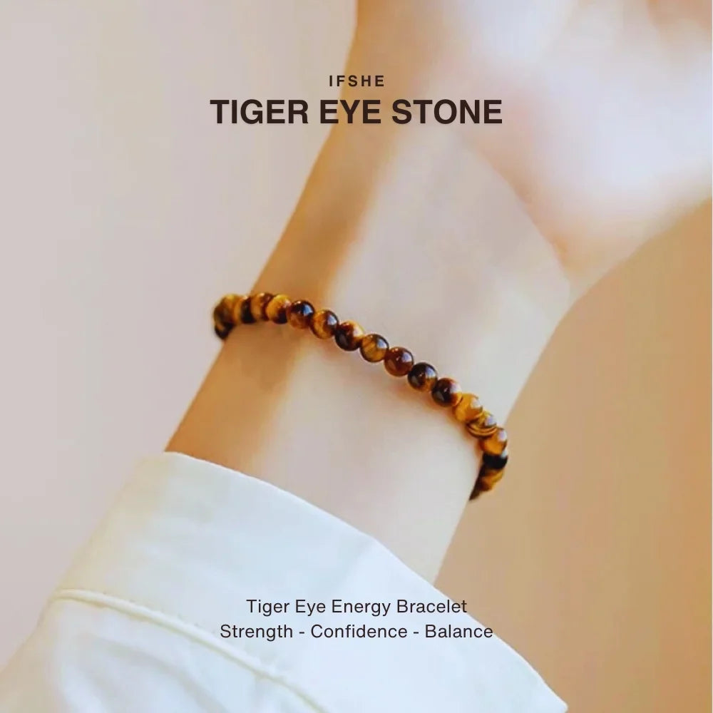 Tiger Eye Bracelet – Natural Stone for Energy & Balance