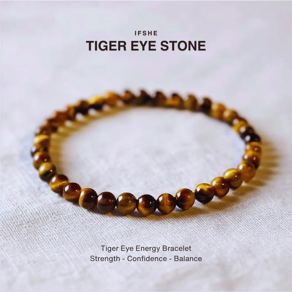 Tiger Eye Bracelet – Natural Stone for Energy & Balance