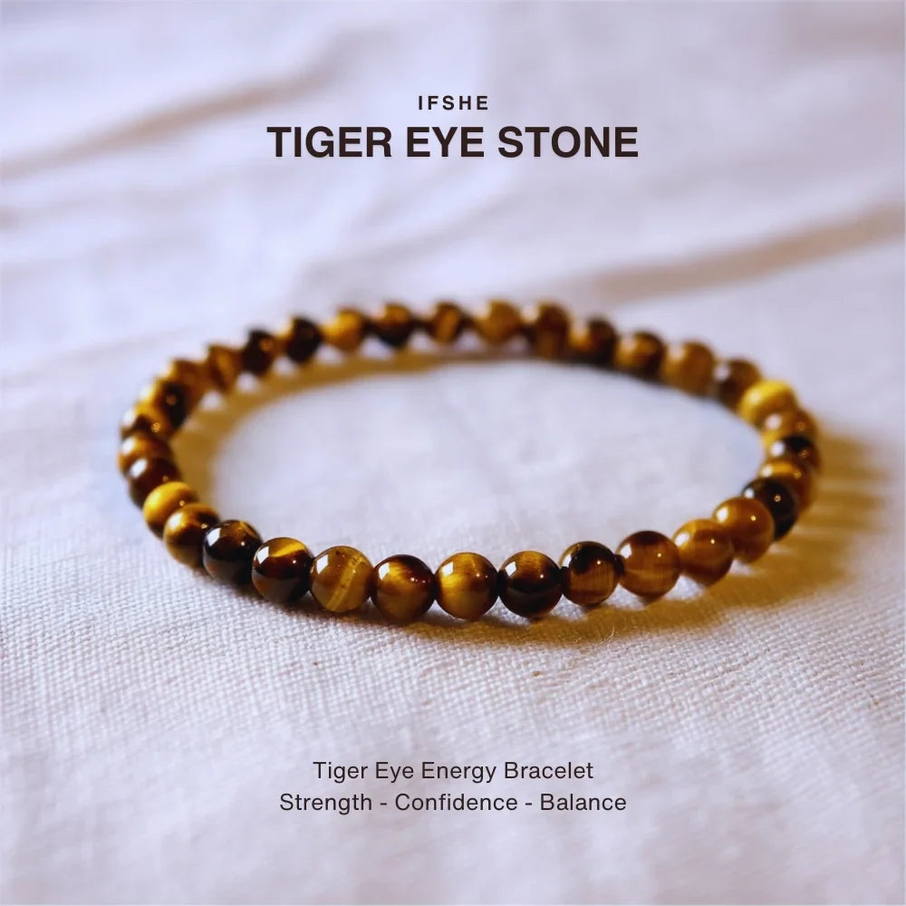 Tiger Eye Bracelet – Natural Stone for Energy & Balance