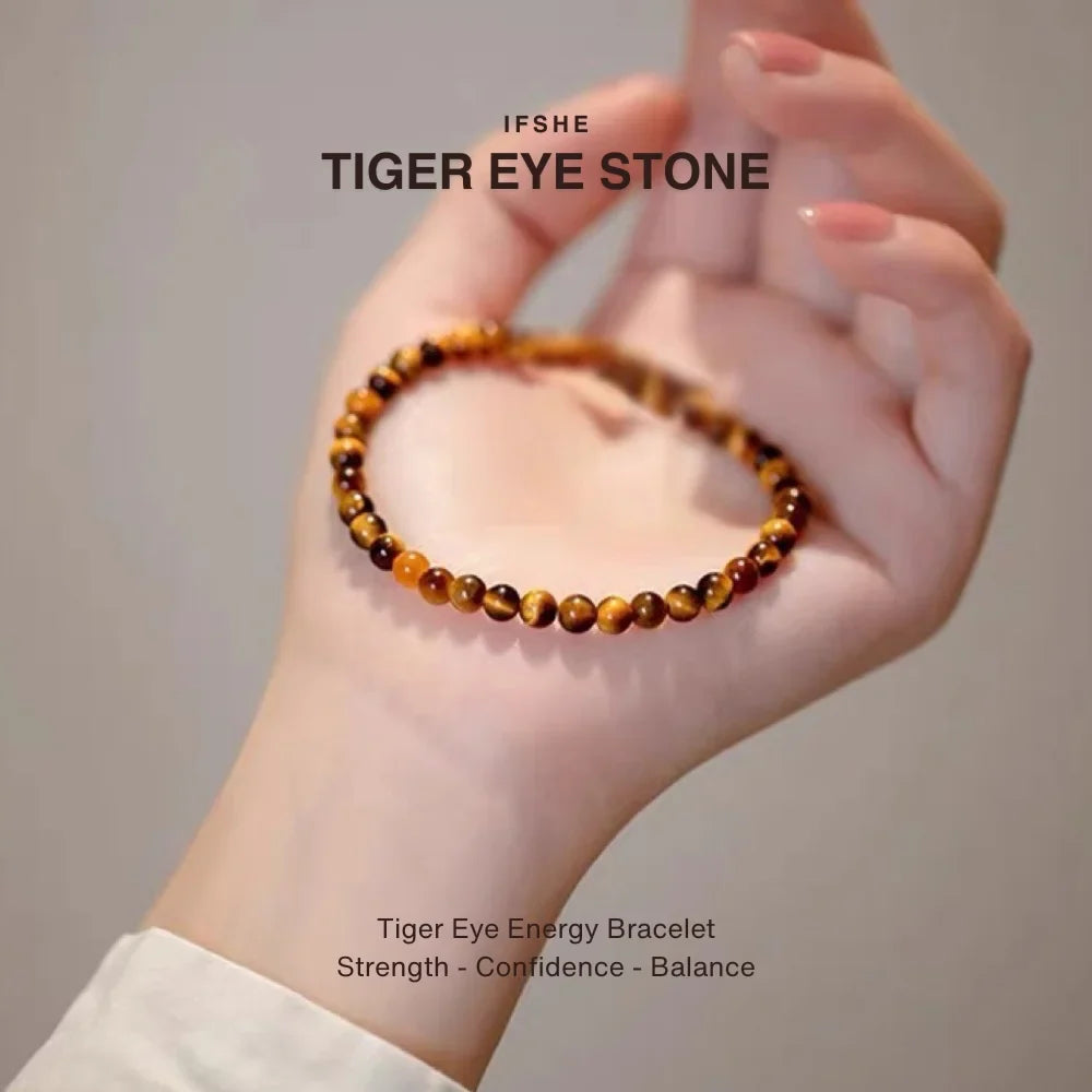 Tiger Eye Bracelet – Natural Stone for Energy & Balance