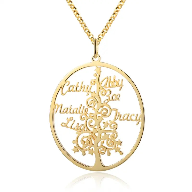 Tree of Life Necklace | Family Tree Necklace | Family Name Necklace