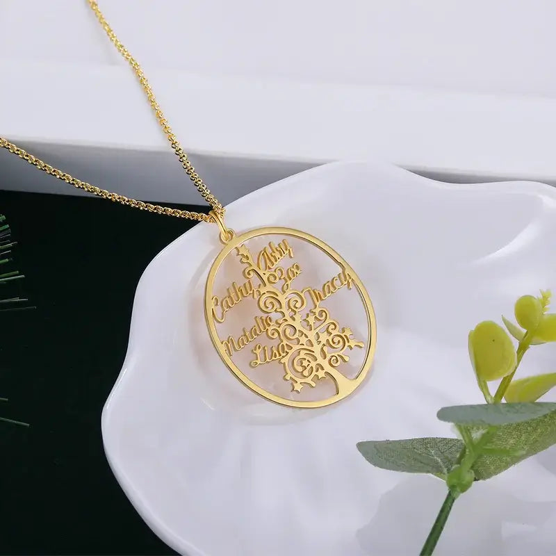 Tree of Life Necklace | Family Tree Necklace | Family Name Necklace