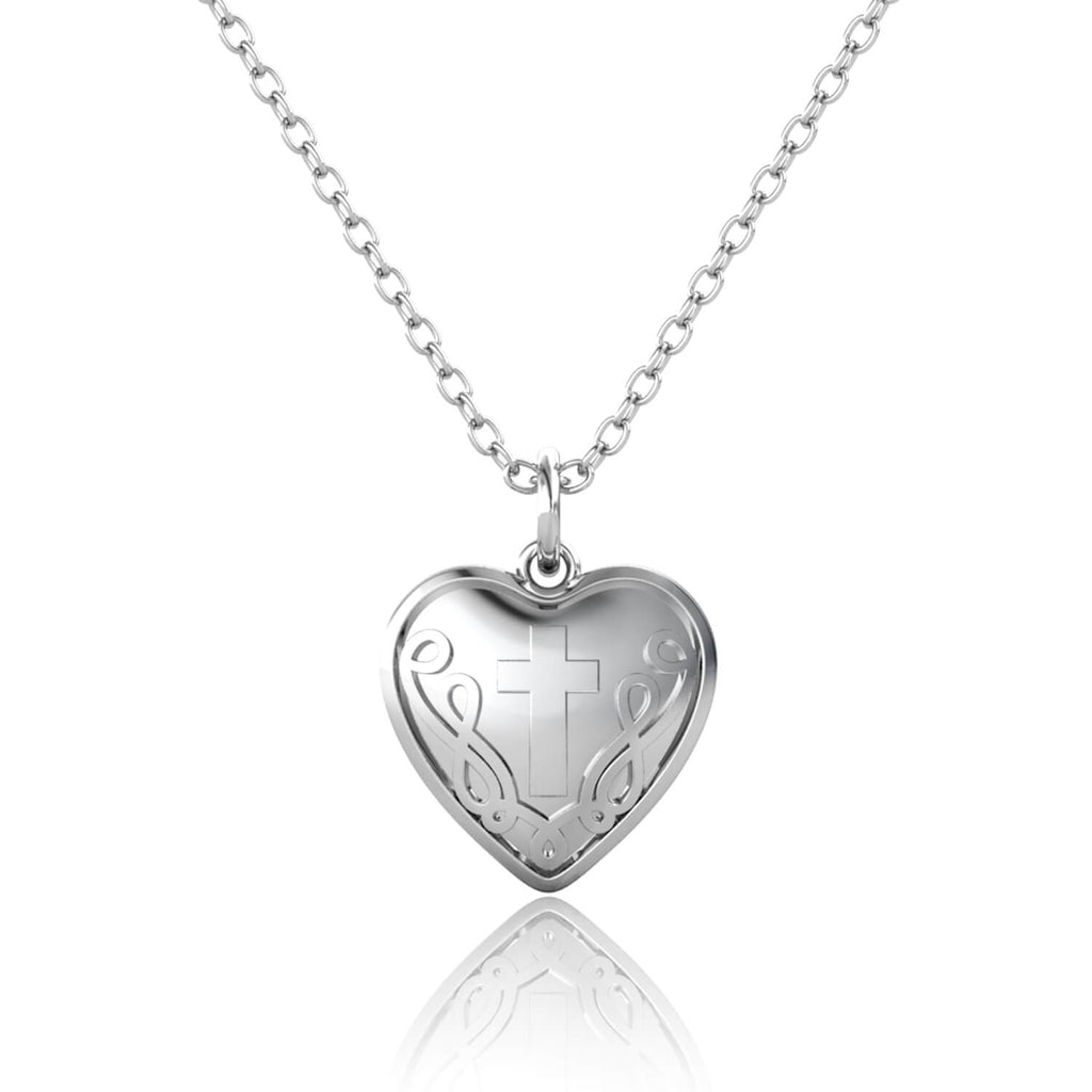 Personalised Photo Heart Locket Necklace with Picture Inside Sterling Silver