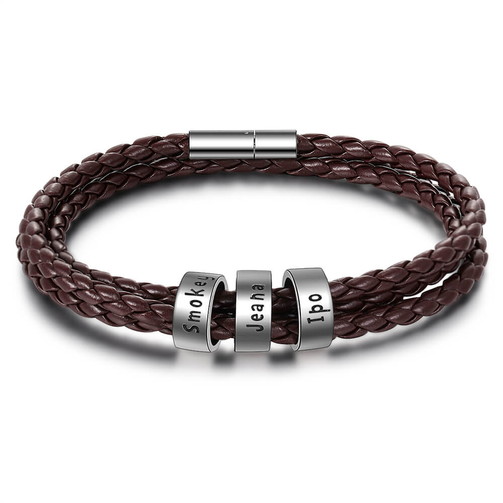 Fashion Men Charm Bracelet Male Vintage Genuine Cow Leather Bracelets Men  Punk Wrap Cuff Hand Wristband - China Stainless Steel Bracelet and Men's  Jewelry Bracelets price | Made-in-China.com