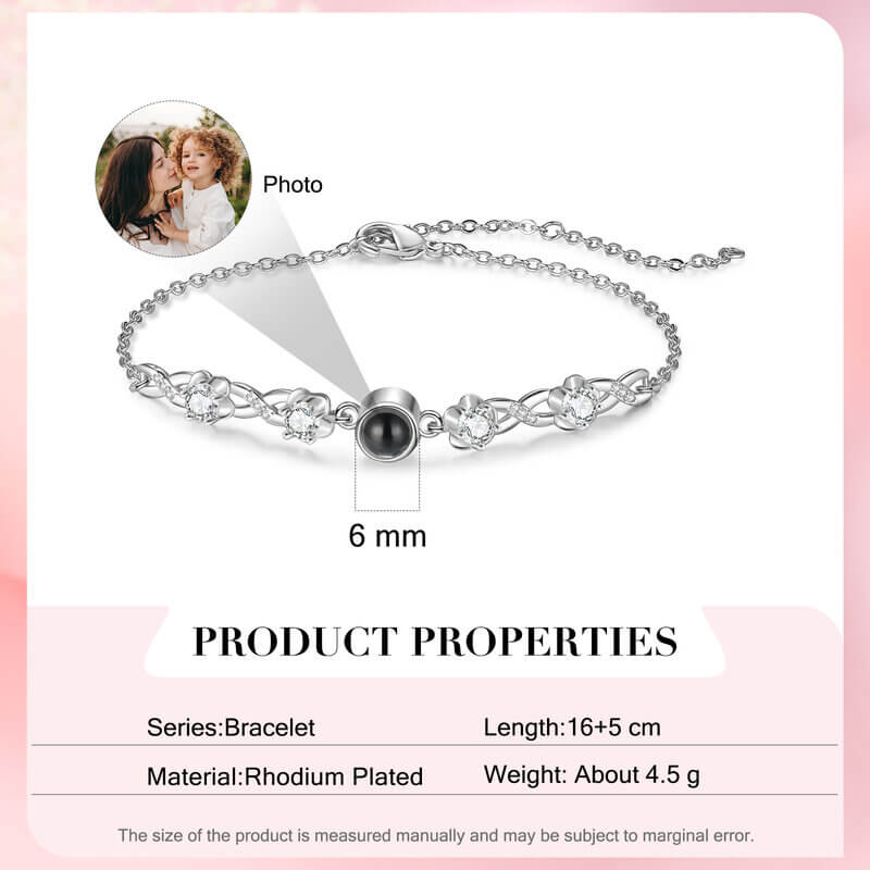 Personalised Photo Memory Projection Bracelet